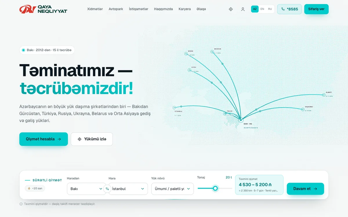 Qaya Platform — ana səhifə